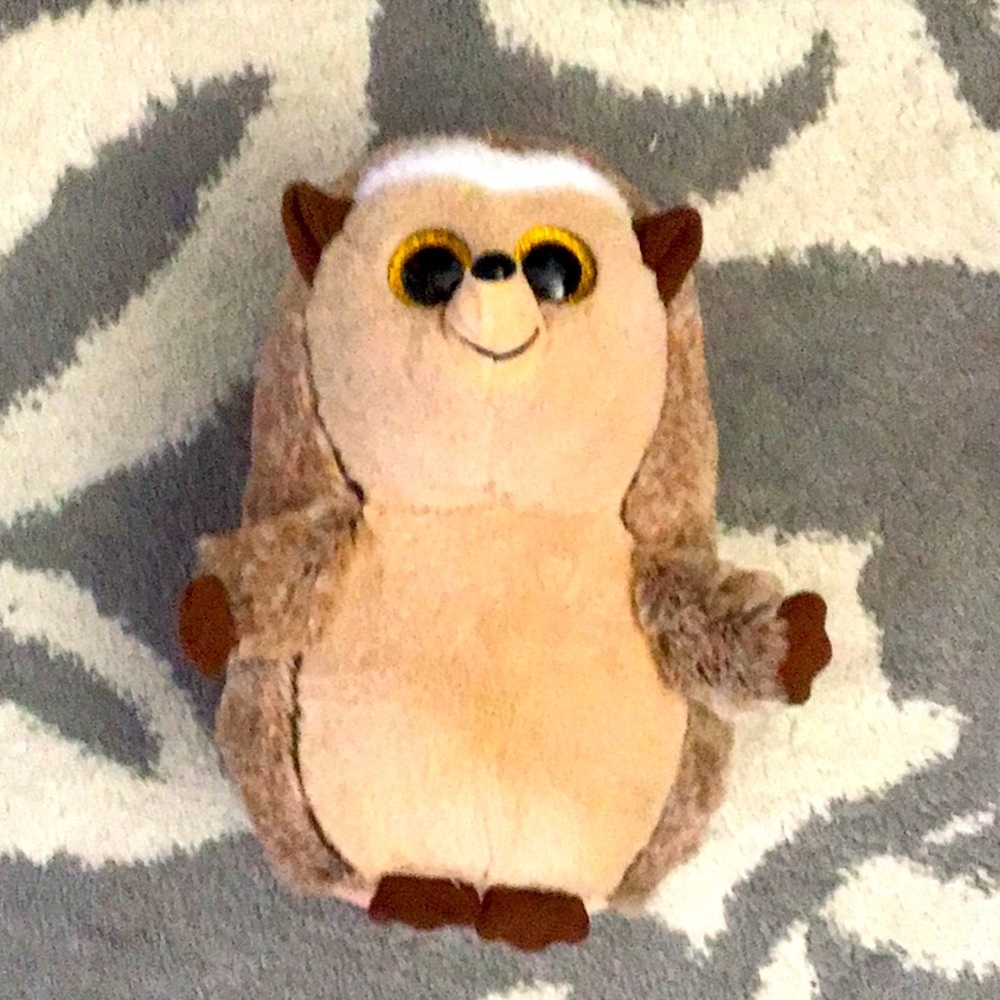 Tan hedgehog beanie boo